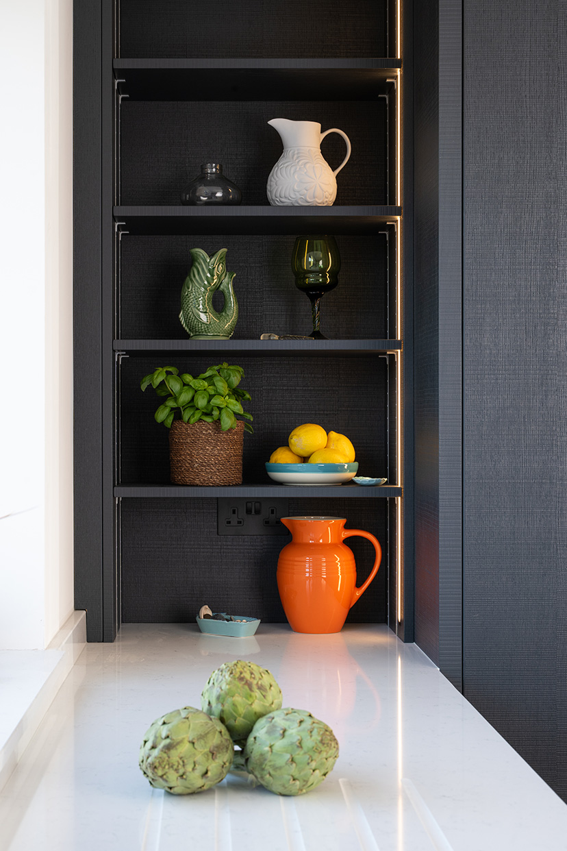 Padstow Contemporary shelf detail